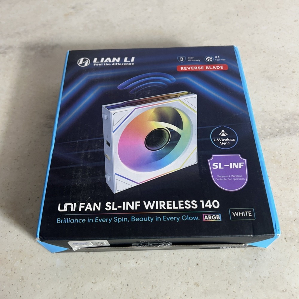 Lian Li UNI Fan SL-Infinity Wireless - 140 - Single Pack (Reverse Blade) RGB